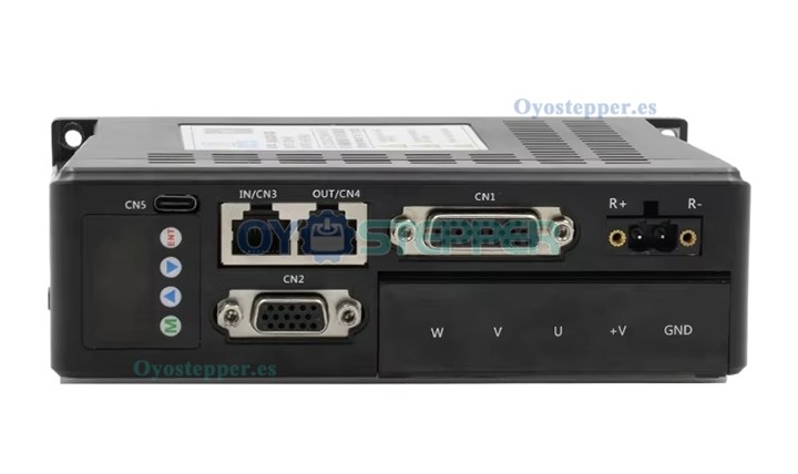 Kit de Motor Servo DC 400 W con Controlador 1.27 N·m 48 V con Encoder de 1024 Líneas 60×60 mm
