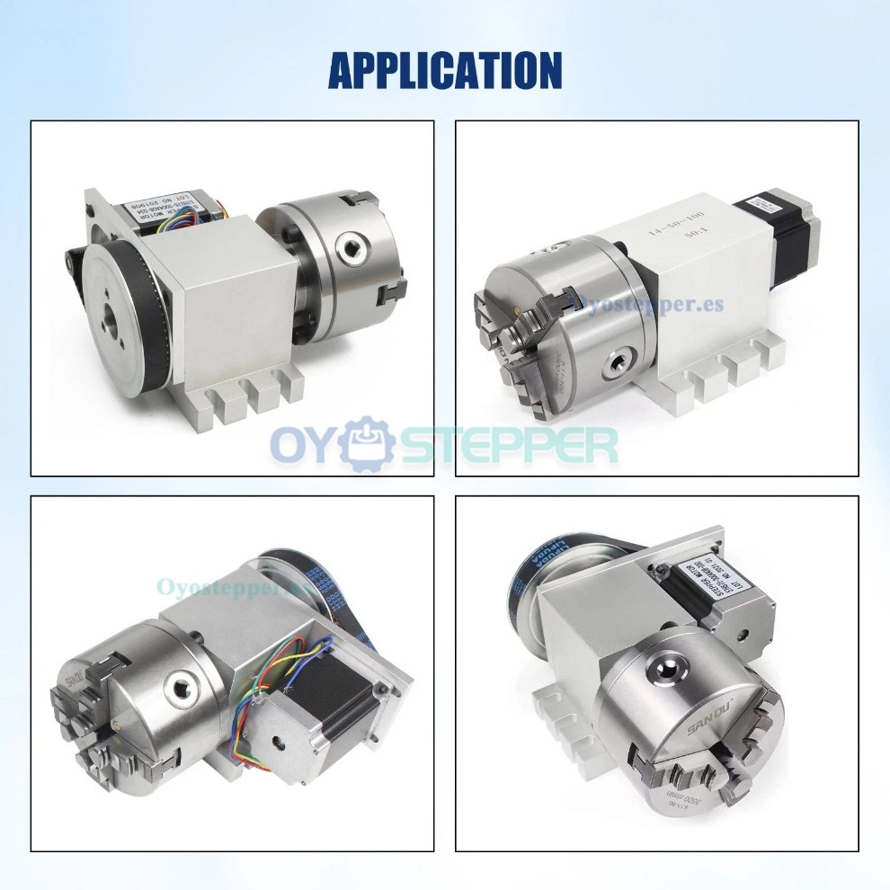 Contrapunto m&oacute;vil MT2 de 65mm con 4 puntas para torno y fresadora CNC