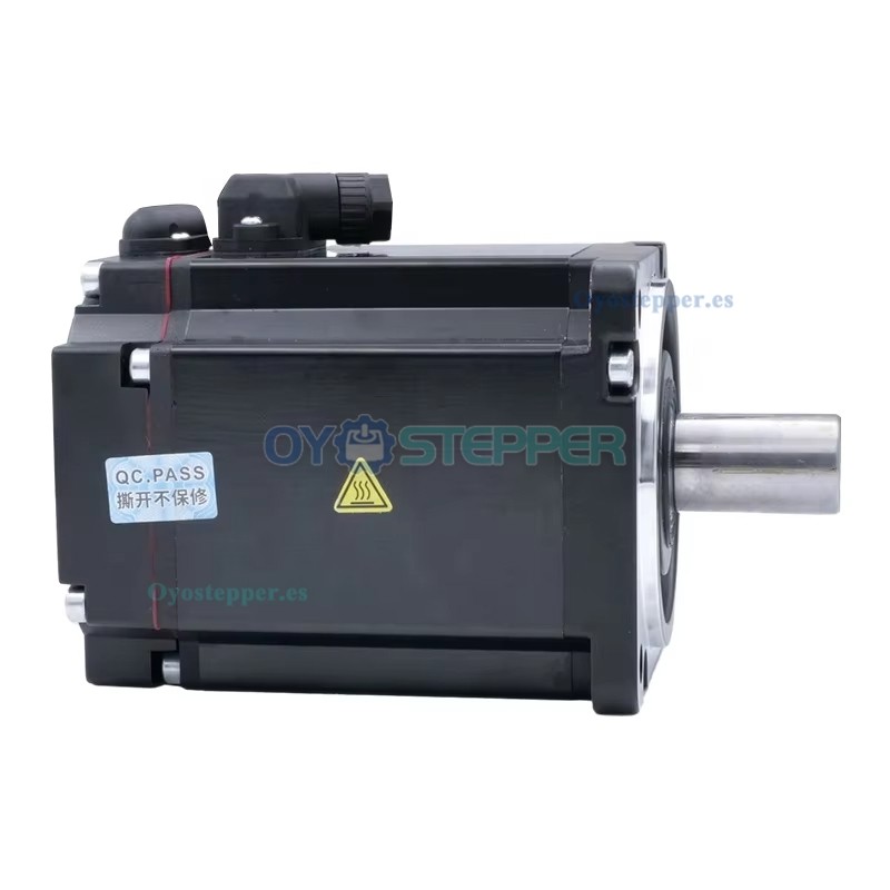 Kit de Motor Servo DC 750 W con Controlador 2.39 N·m 48 V con Encoder de 1024 Líneas 80×80 mm