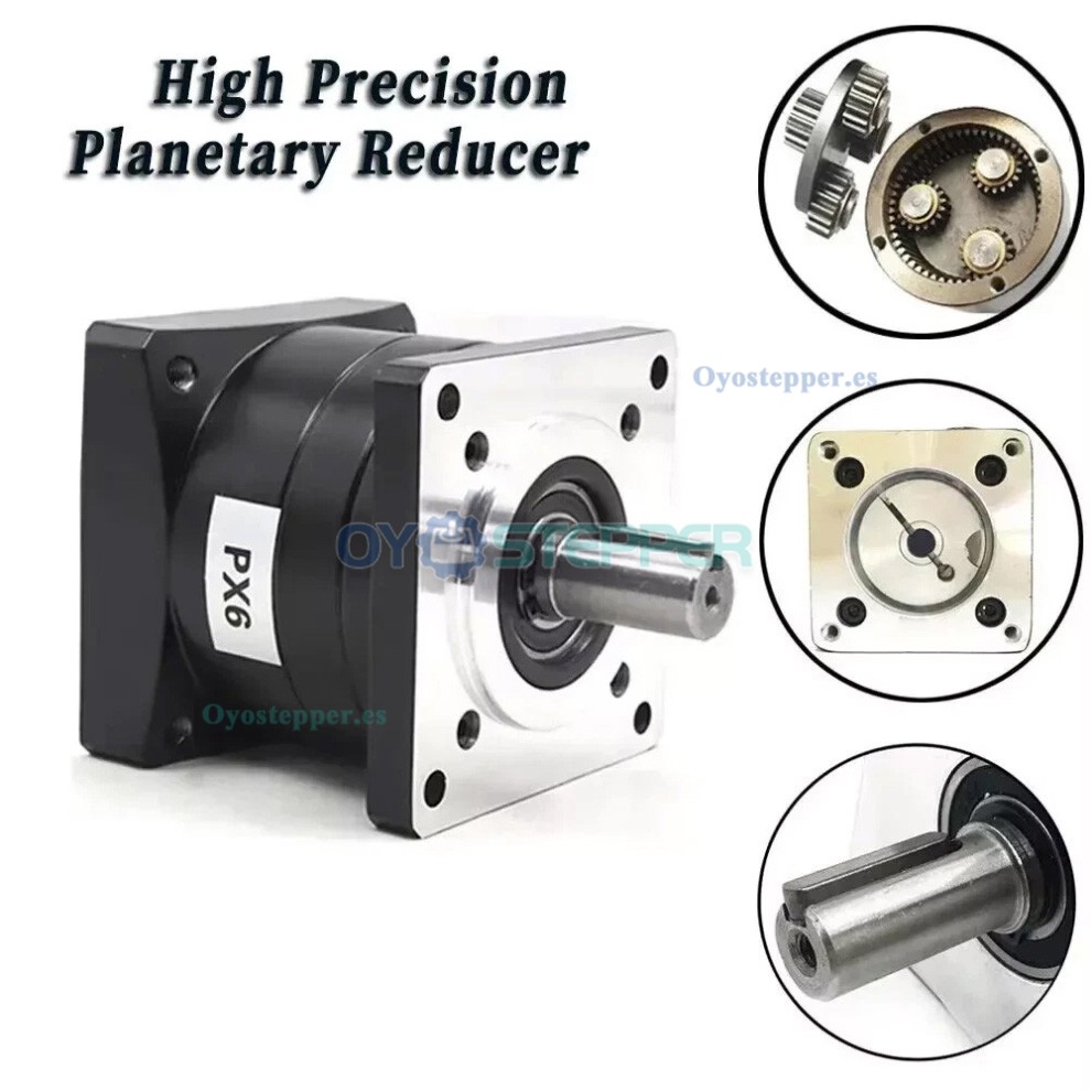 DLF Serie Reductor Planetario con Kit Motor Paso a Paso Nema 23 1.8&deg; 1.2Nm