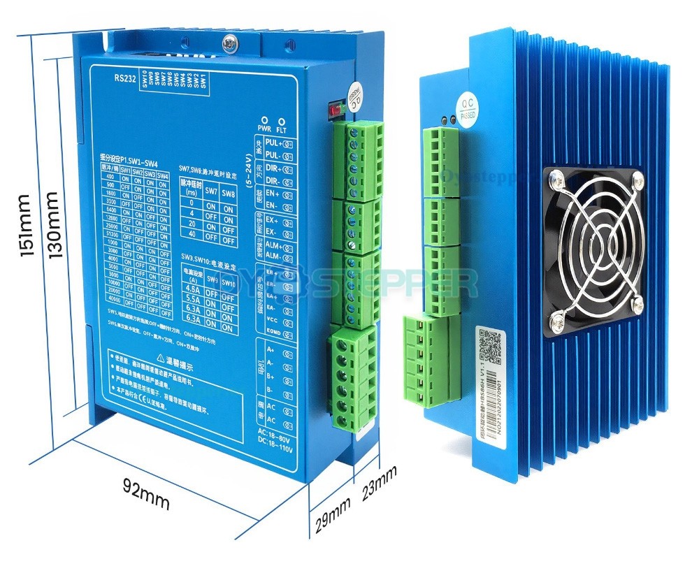 Kit Motor Paso a Paso Lazo Cerrado NEMA 34 con Encoder 4.5/8.5/12Nm 1.8° 2 Fases Kit Motor Paso a Paso Lazo Cerrado NEMA 34 con Encoder 4.5/8.5/12Nm 1.8° 2 Fases