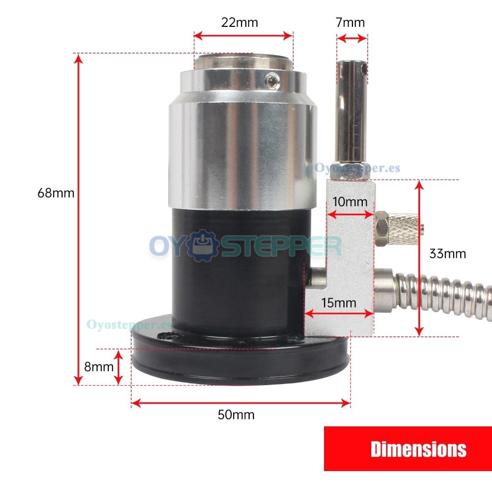 Sensor autom&aacute;tico de altura de herramienta CNC para eje Z de 4 cables para Mach3