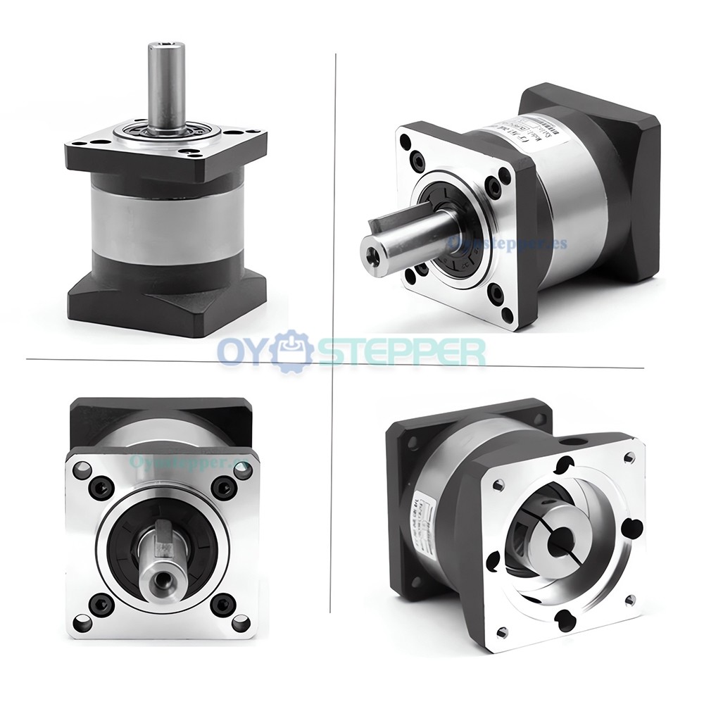 Reductor Planetario con Salida de Agujero Hueco y Engranaje Recto para Motor Paso a Paso NEMA 23,34 / Servomotor 80/110/130/180mm