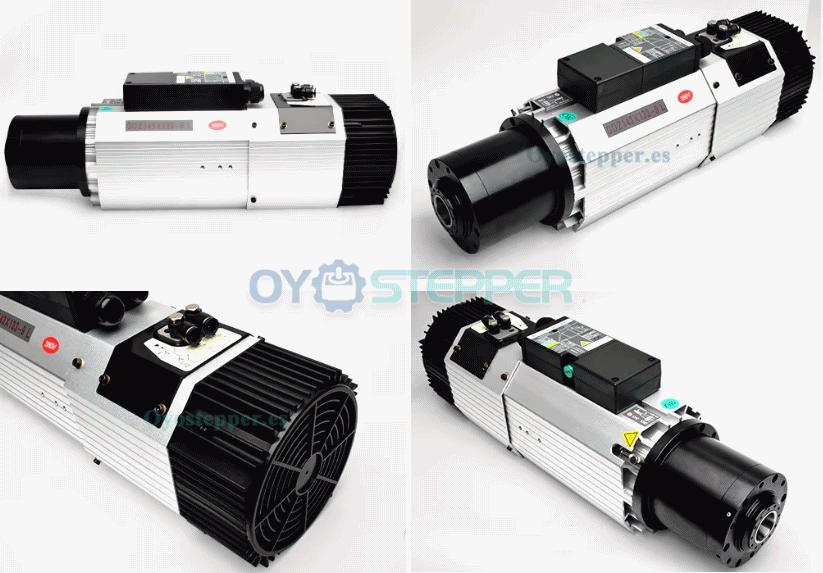 GDZ Husillo ATC CNC de 9kW BT30/ISO30 125mm 220V/380V refrigerado por aire