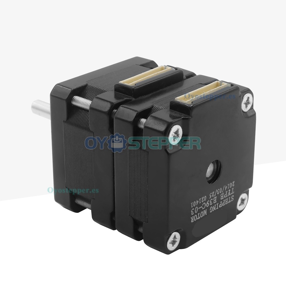 Motor Paso a Paso Multicapa Nema 16 1.8° 0.4 A 10.4 V 200 mN·m 2 Fases Híbrido DC