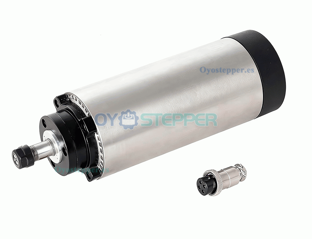 Kit de husillo CNC de 1,5kW ER11 24000rpm refrigerado por aire con VFD