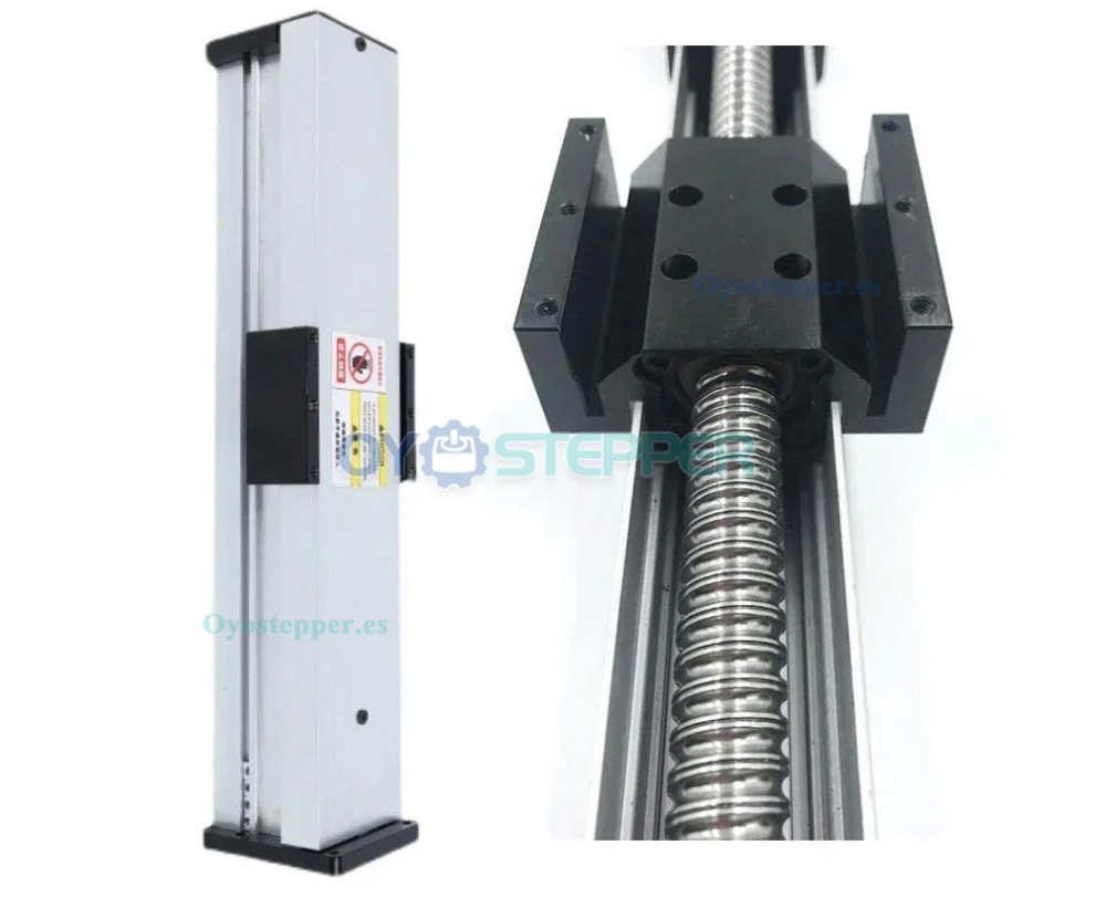 Kit de Mesa Deslizante CNC Impermeable Totalmente Cerrada con Husillo a Bolas, Etapa de Gu&iacute;a Lineal Motorizada de 40 mm de Ancho