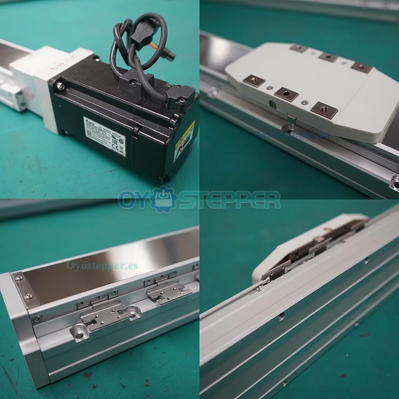 FCH60 Módulo Lineal con Guía y Doble Riel Actuador con Motor Servo de 400 W