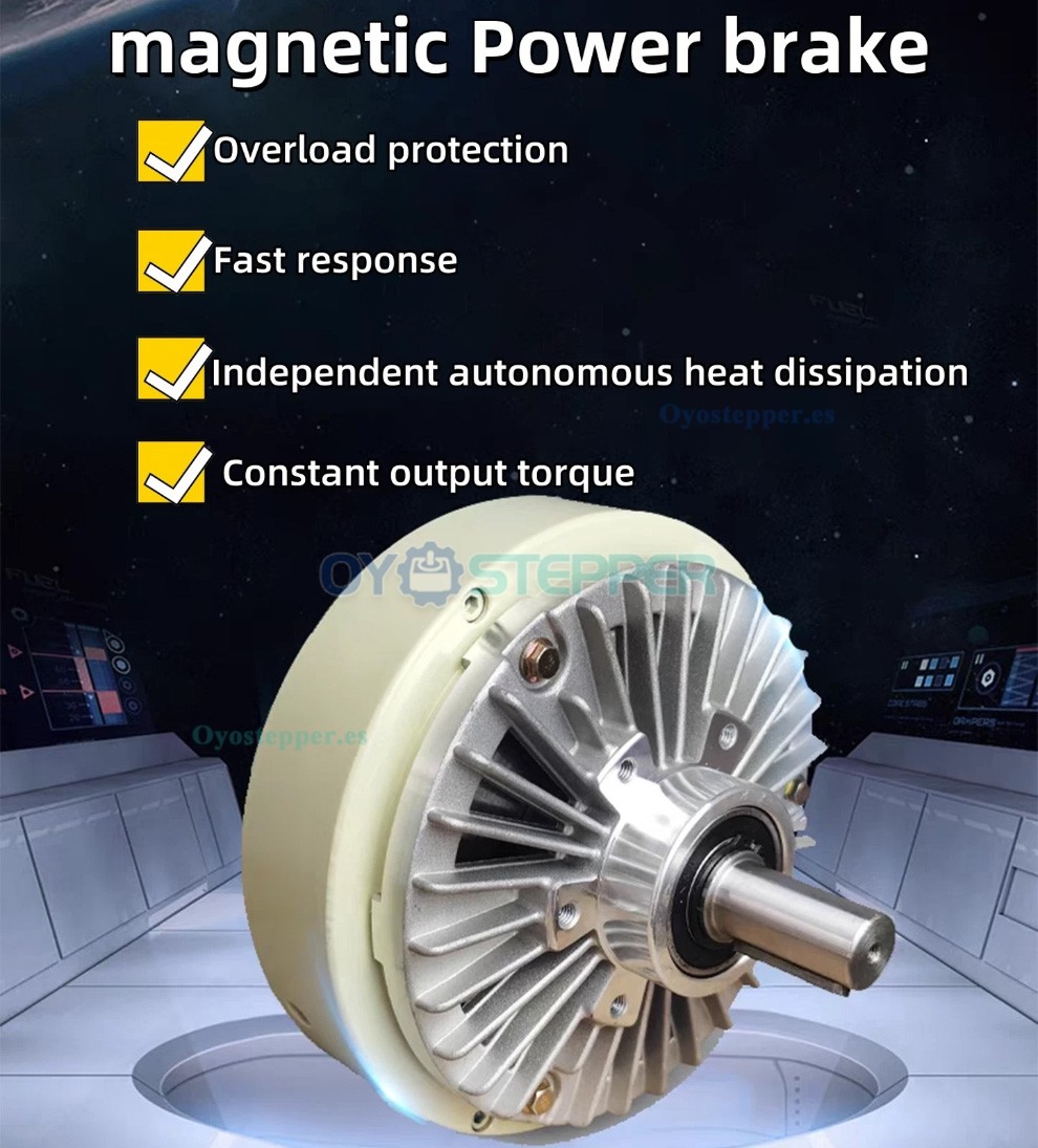FZ-D Serie Freno Magn&eacute;tico de Part&iacute;culas con Kit Controlador de Tensi&oacute;n TBS‑200A 6‑50 Nm Monoeje