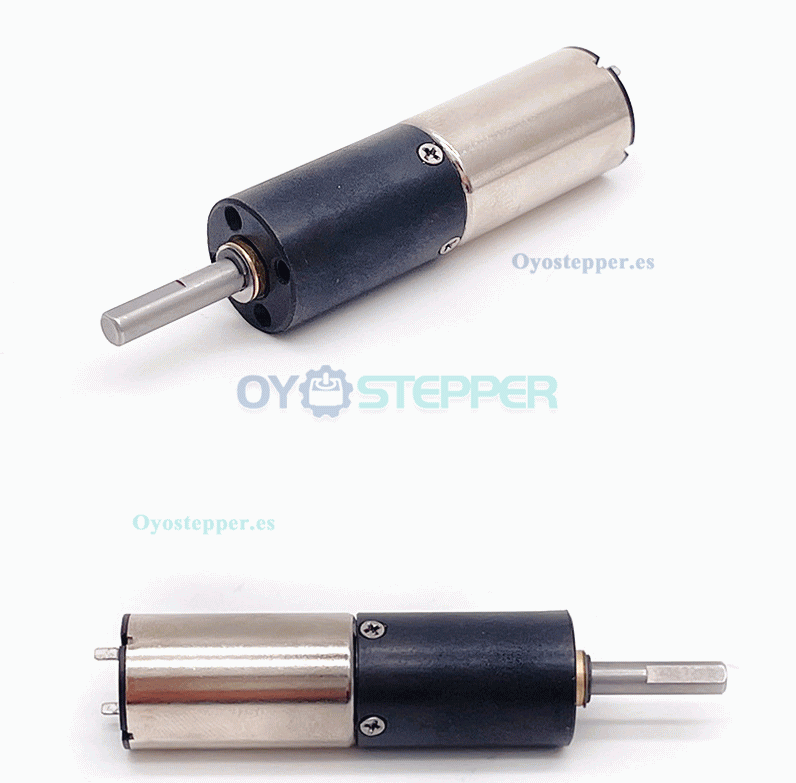 Pack de 2 Micro motorreductores DC cepillados sin núcleo 3.7V 0.25A 0.12kg·cm 1.5W Φ12mm