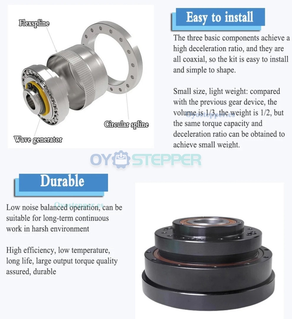 Reductor Arm&oacute;nico Serie ZXK Tipo Hueco Relaci&oacute;n 30:1-160:1 30 seg-arc
