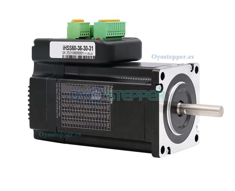 JMC Motor Paso a Paso Integrado en Bucle Cerrado NEMA 23 1.8° 3 N·m 5 A 36 V 2 Fases 60×60 mm