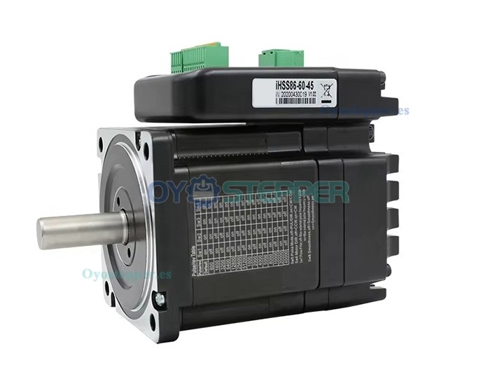 JMC Motor Paso a Paso Integrado en Bucle Cerrado NEMA 34 1.8° 4.5 N·m 6 A 60 V 2 Fases 86×86 mm