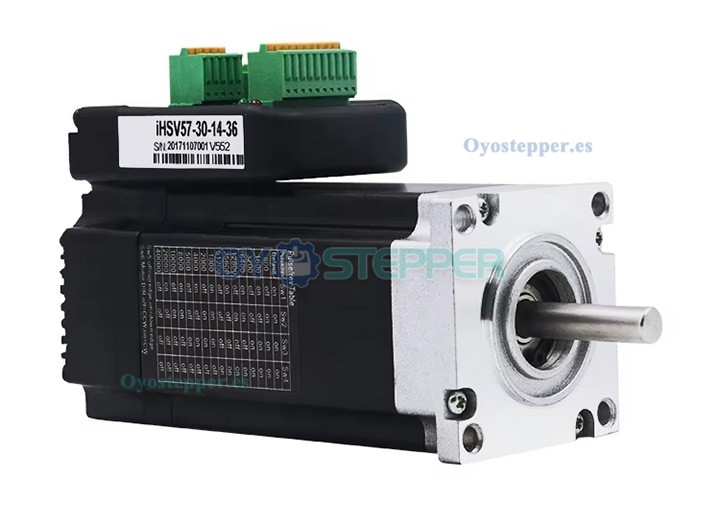 JMC Servomotor AC Integrado Nema 23 140 W 36 V 0.45 N·m 5.4 A 3 Fases 3000 RPM 57×57 mm