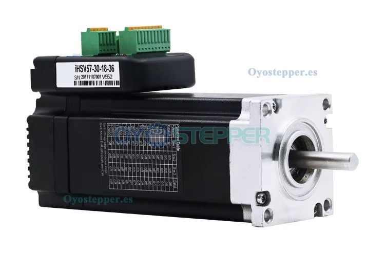 JMC Servomotor AC Nema 23 con Controlador 180 W 36 V 0.6 N·m 3 Fases 3000 RPM 60×60 mm