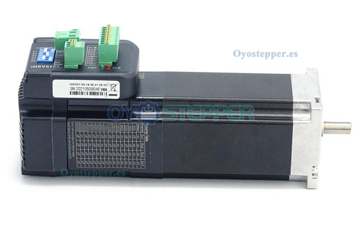 JMC Servomotor AC Nema 23 con Controlador Integrado y Freno 180 W 36 V 0.65 N·m 3000 RPM 60×60 mm