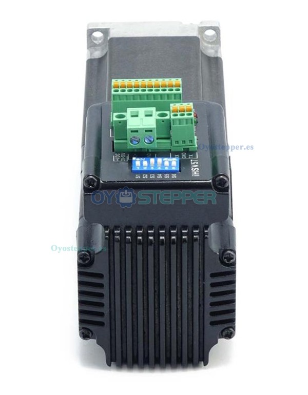 JMC Servomotor AC Nema 23 con Controlador Integrado y Freno 180 W 36 V 0.65 N·m 3000 RPM 60×60 mm