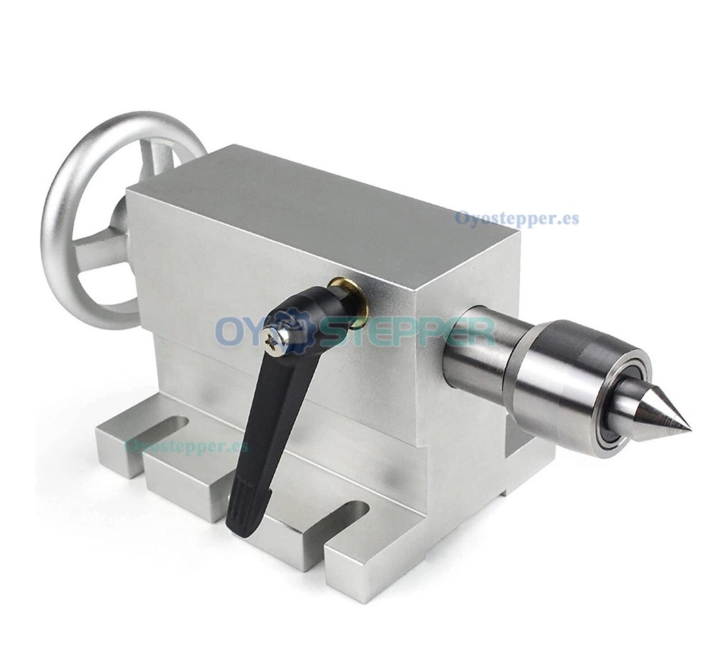 Cabezal divisor de cuarto eje CNC con plato de 80mm o K11 de 100mm y driver DM556S