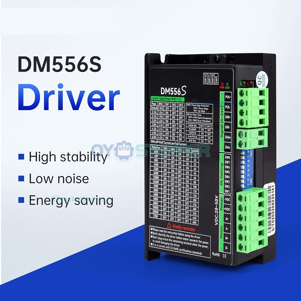 Cabezal divisor de cuarto eje CNC con plato de 80mm o K11 de 100mm y driver DM556S