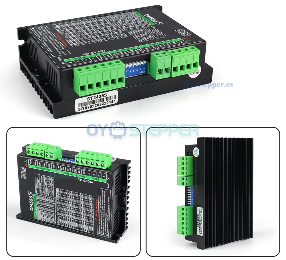 Cabezal divisor de cuarto eje CNC con plato de 80mm o K11 de 100mm y driver DM556S