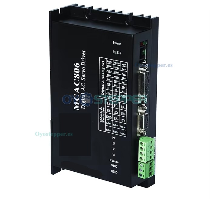 MCAC806 Controlador de Servomotor AC 400 W 36–80 V 8 A