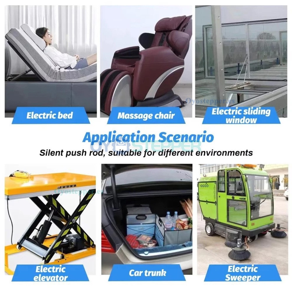 Mini Eléctrico Lineal Actuador 12V/24V 50-1000mm Velocidad 90mm/s Mini Eléctrico Lineal Actuador 12V/24V 50-1000mm Velocidad 90mm/s