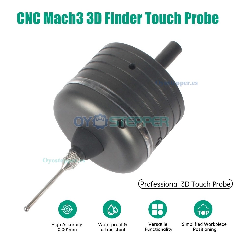 Palpador 3D CNC Mach3 para medici&oacute;n en l&iacute;nea y fuera de l&iacute;nea