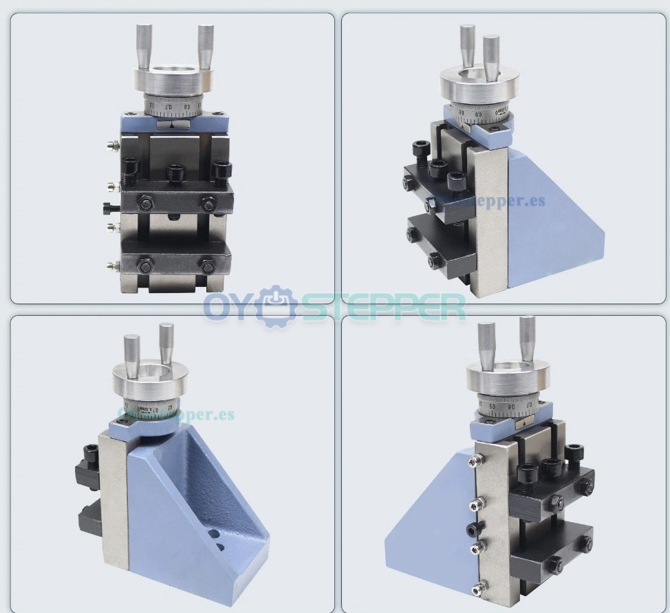 Carro vertical de fresado con portaherramientas para mini torno CD210 WM180V y WM210V