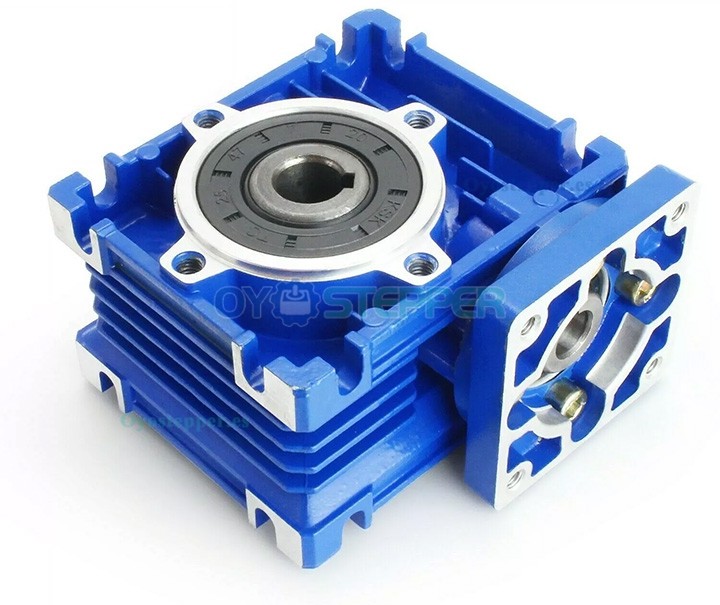 NMRV030 Caja Reductora Sinfín10:1 / 15:1 / 20:1 / 25:1 / 30:1 / 40:1 para Motor Nema 23 Paso a Paso o Servo