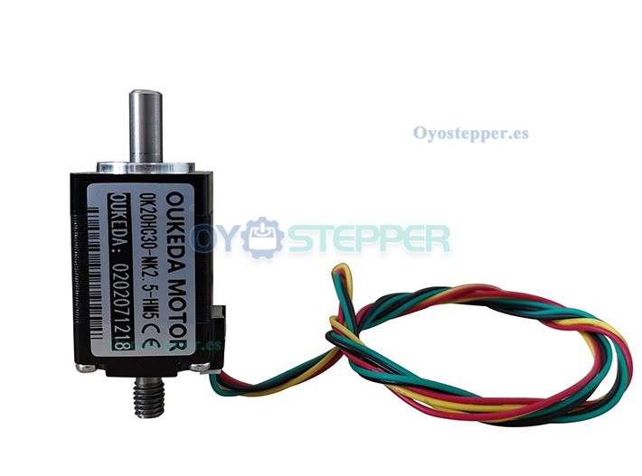 Oukeda Motor Paso a Paso con Eje Hueco NEMA 8 1.8° 1.8 N·cm para Máquina de Colocación