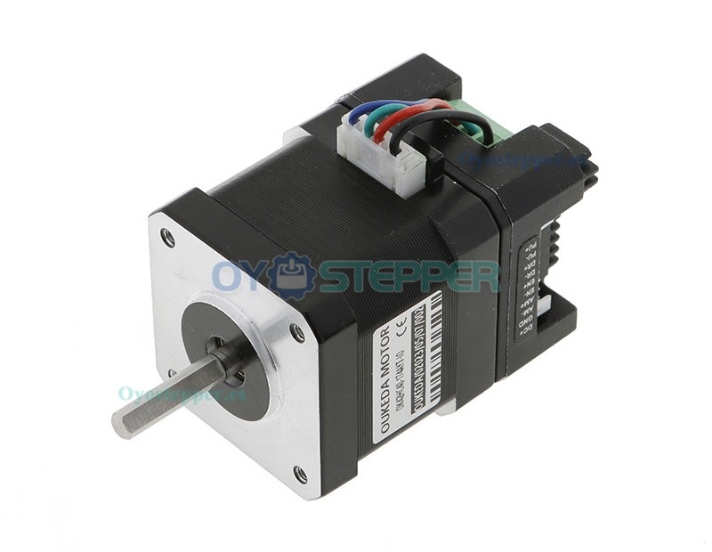 OUKEDA Motor Paso a Paso Integrado Nema 17 con Controlador 1.8° 0.44 N·m 1.68 A 2 Fases 12–40 VDC