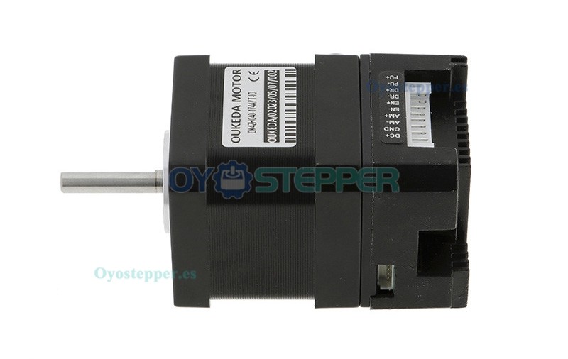 OUKEDA Motor Paso a Paso Integrado Nema 17 con Controlador 1.8° 0.44 N·m 1.68 A 2 Fases 12–40 VDC