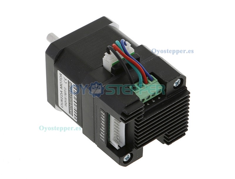 OUKEDA Motor Paso a Paso Integrado Nema 17 con Controlador 1.8° 0.44 N·m 1.68 A 2 Fases 12–40 VDC