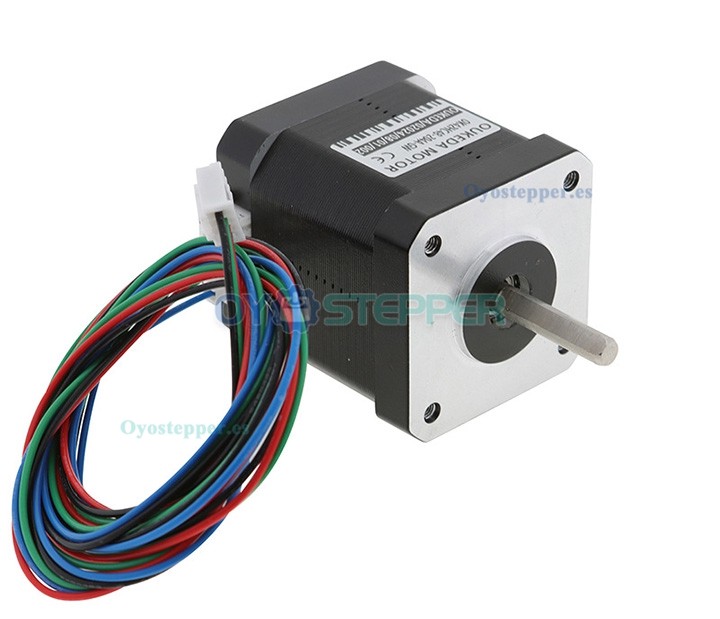 Oukeda Motor Paso a Paso Nema 17 Alta Temperatura 1.8° 60 N·cm Clase de Aislamiento B 180 °C