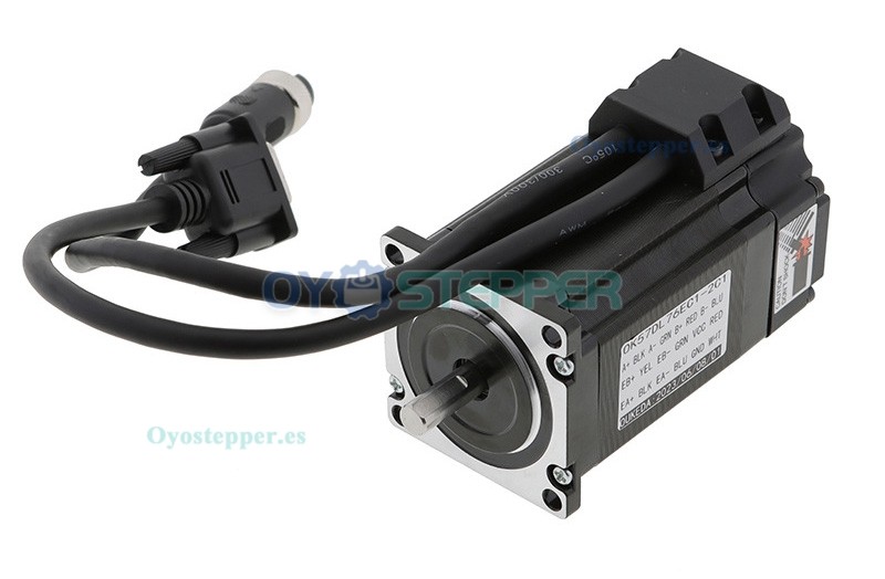 OUKEDA Motor Paso a Paso Nema 23 en Bucle Cerrado con Encoder 2 N·m, 1.8°, 2 Fases, Tamaño 57 × 57 mm