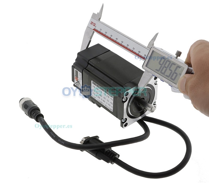 OUKEDA Kit de Motor Paso a Paso Nema 23 en Bucle Cerrado con Encoder + Controlador 2 Fases, 2.0 N·m, 1.8°