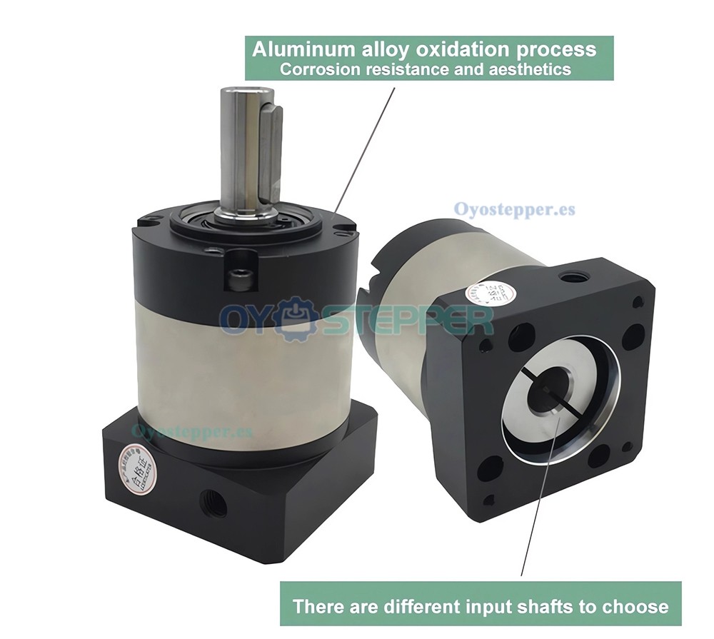 PLE060 Reductor Planetario para Motor Paso a Paso NEMA23 / Servomotor AC 60mm 200W 400W