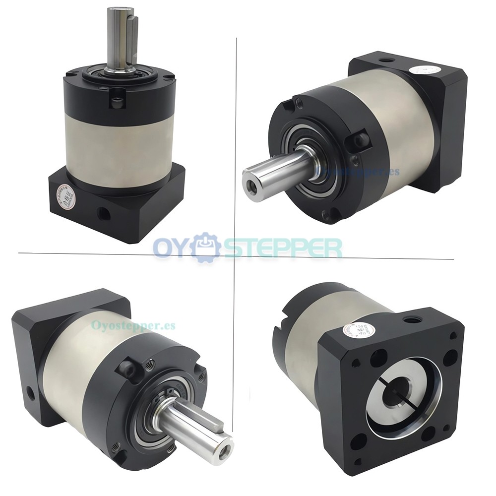 PLE080 Reductor Planetario para Servomotor 80mm, Juego 7-12 arcmin, Entrada 19mm PLE080 Reductor Planetario para Servomotor 80mm, Juego 7-12 arcmin, Entrada 19mm
