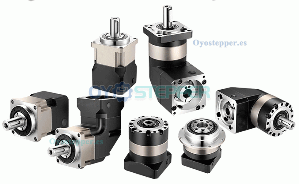 Reductor Planetario de Engranaje Helicoidal para Motor Paso a Paso Nema 23 o Servo de 60 mm
