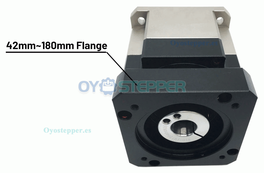 Reductor Planetario de Engranaje Helicoidal para Motor Paso a Paso Nema 23 o Servo de 60 mm