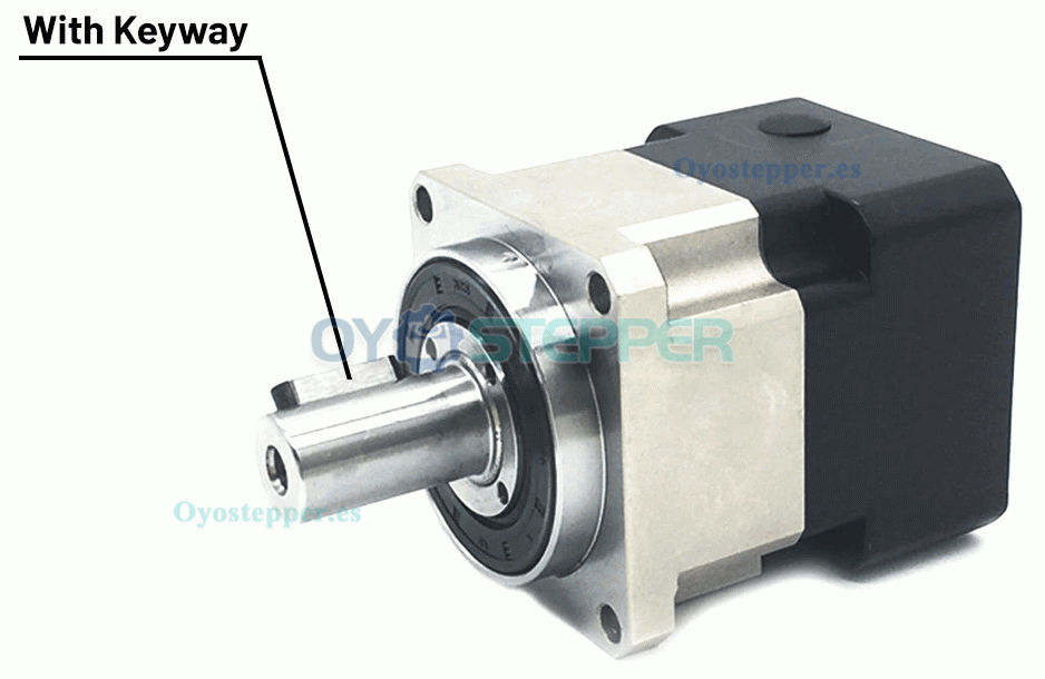 Reductor Planetario de Engranaje Helicoidal para Motor Paso a Paso Nema 23 o Servo de 60 mm