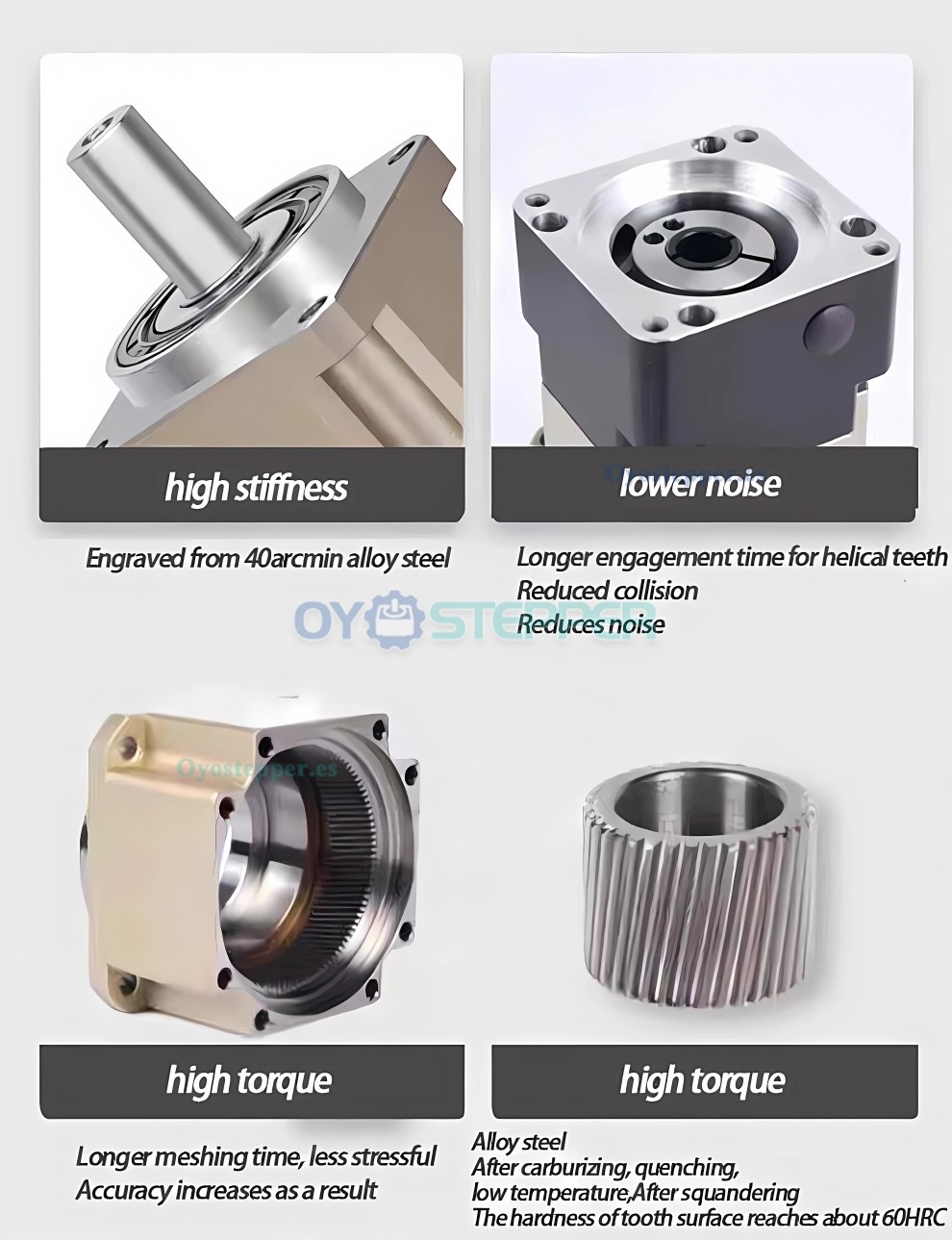 PLG090 Reductor Planetario Helicoidal para Motor Paso a Paso NEMA 34 / Servomotor 80mm 90mm 50W 100W PLG090 Reductor Planetario Helicoidal para Motor Paso a Paso NEMA 34 / Servomotor 80mm 90mm 50W 100W