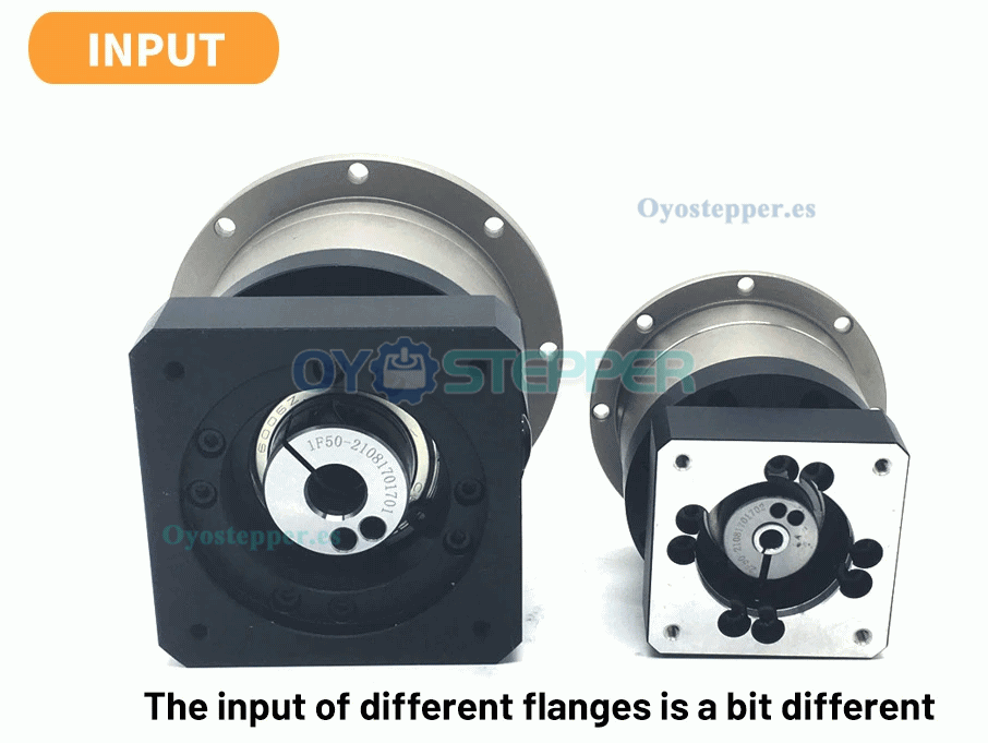 Caja Reductora Planetaria con Engranaje Helicoidal para Motor Paso a Paso Nema 23 o Servo de 60 mm