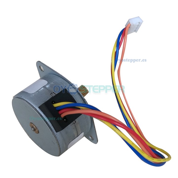 Oukeda Motores Paso a Paso de Imán Permanente PM para Impresora 7.5° 2.45 N·cm 12 V 2 Fases Φ35 mm