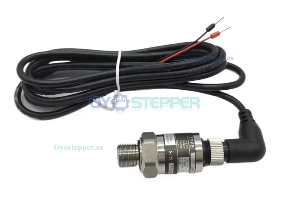 Transductor de Presi&oacute;n PT506 G1/4 IP68 24V con Cable y Conector para Agua, Gas y Sistemas Hidr&aacute;ulicos