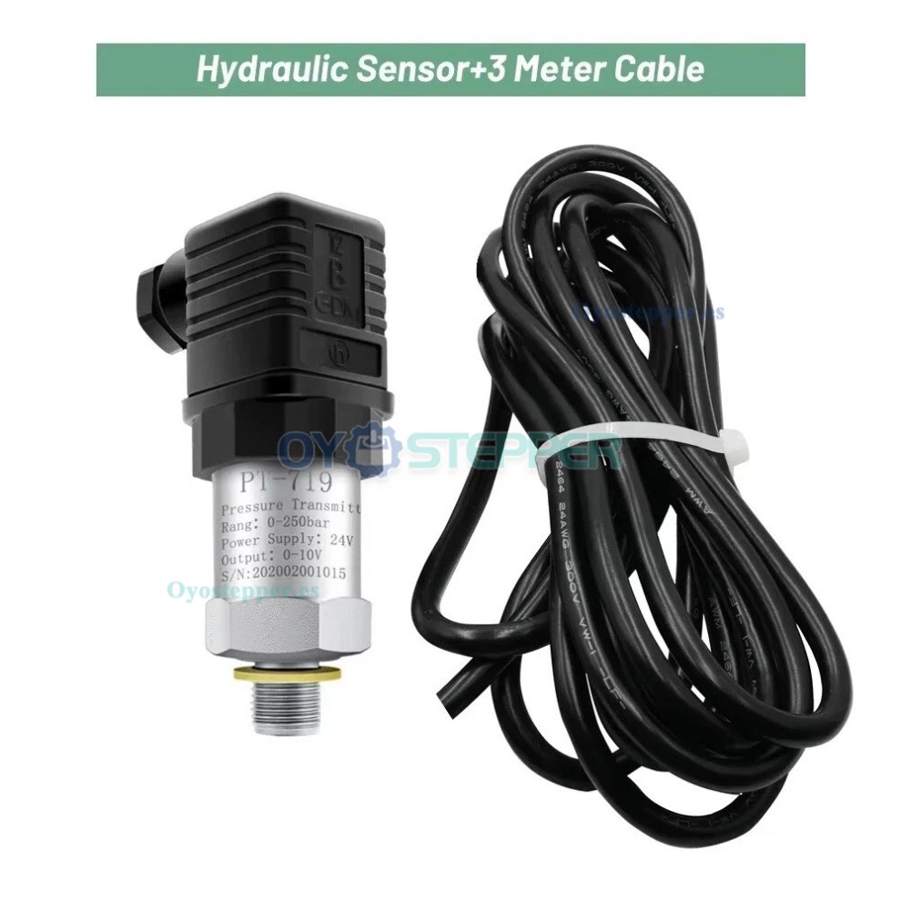Sensor de Presi&oacute;n Hidr&aacute;ulica Industrial PT-719 IP65, Transductor 0-10V 4-20mA para Transmisi&oacute;n de Se&ntilde;al