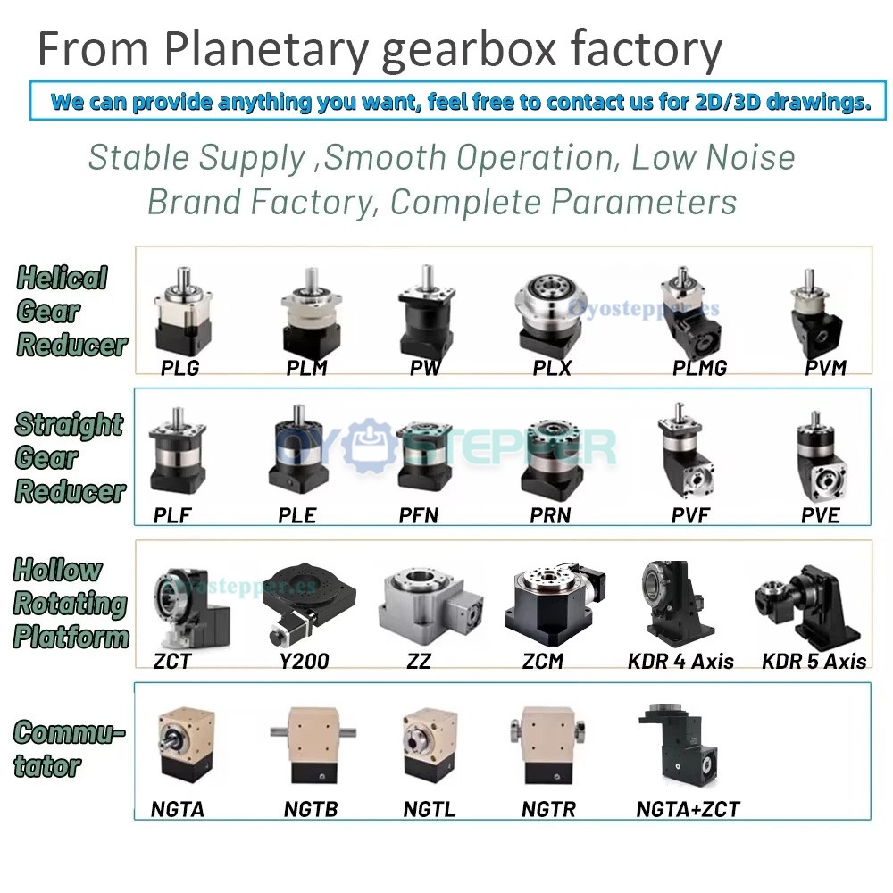 PVE120 Reductor Planetario &Aacute;ngulo Recto 90&deg;para Servomotor 110mm/130mm, Entrada 19/22/24mm