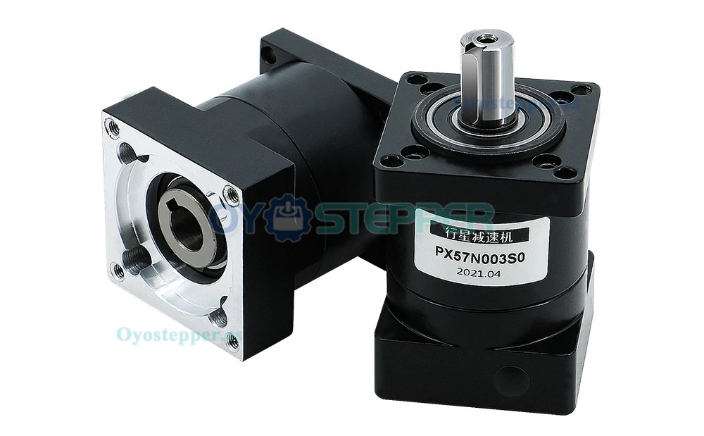 Reductor de Velocidad Planetario PX57 para Motor Paso a Paso Nema 23 Eje de Entrada de 8 mm