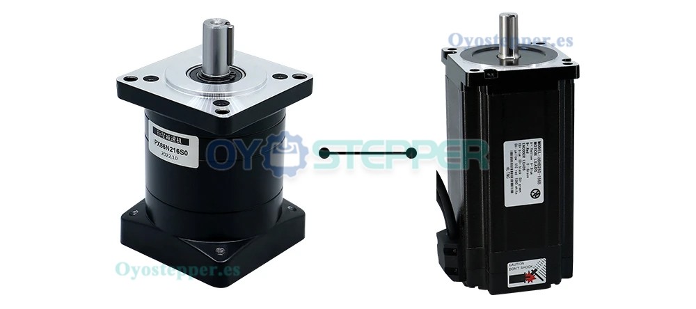 PX86 Reductor de velocidad de engranajes planetarios para motor paso a paso/servomotor Nema 34