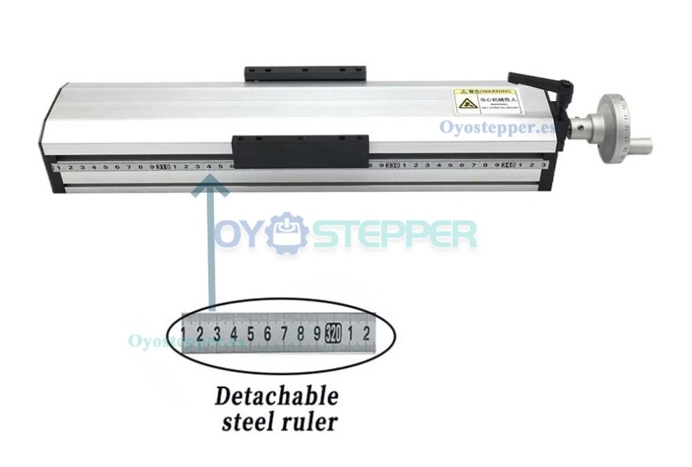 Etapa de Translaci&oacute;n Lineal Manual QMF90 Totalmente Sellada con Husillo a Bolas (10-70kg) para M&oacute;dulo Gu&iacute;a Lineal CNC